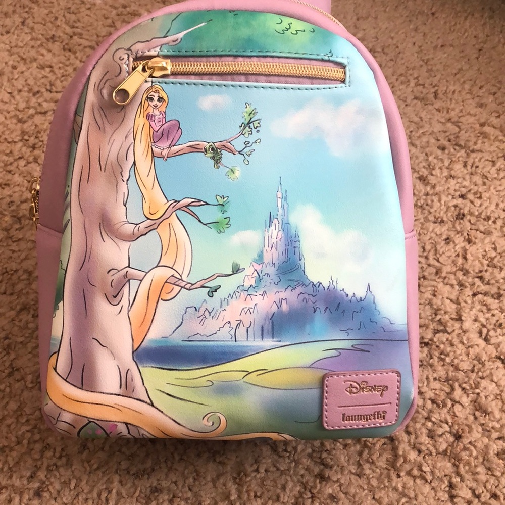 Disney Loungefly Rapunzel backpack, small- girls RARE